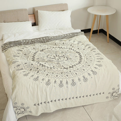 2019 New Japan Four-Layer Thick Cotton Blanket