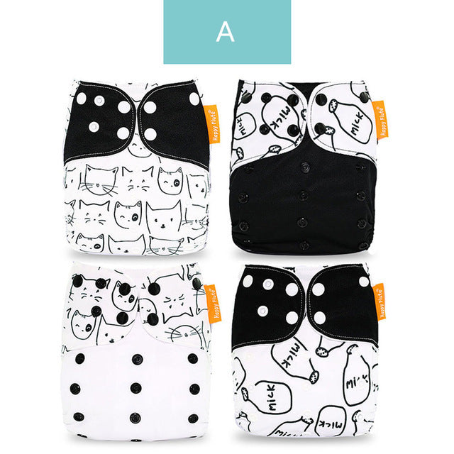 Happyflute Baby Cloth Training Pants - 4 Pack Washable