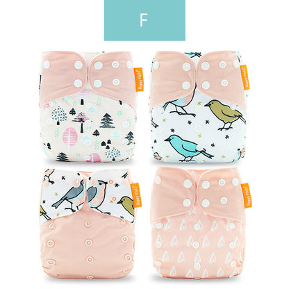 Happyflute Baby Cloth Training Pants - 4 Pack Washable