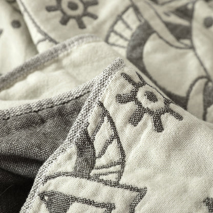 2019 New Japan Four-Layer Thick Cotton Blanket
