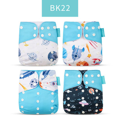 Happyflute Baby Cloth Training Pants - 4 Pack Washable