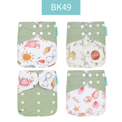 Happyflute Baby Cloth Training Pants - 4 Pack Washable