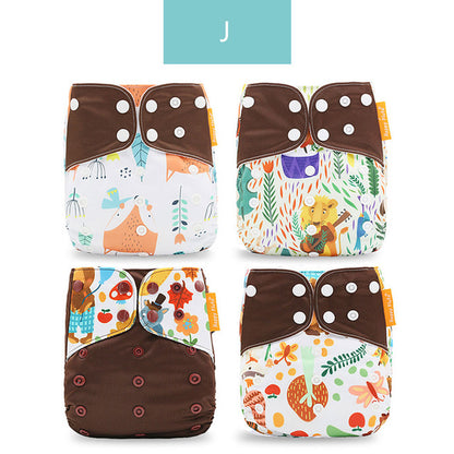 Happyflute Baby Cloth Training Pants - 4 Pack Washable